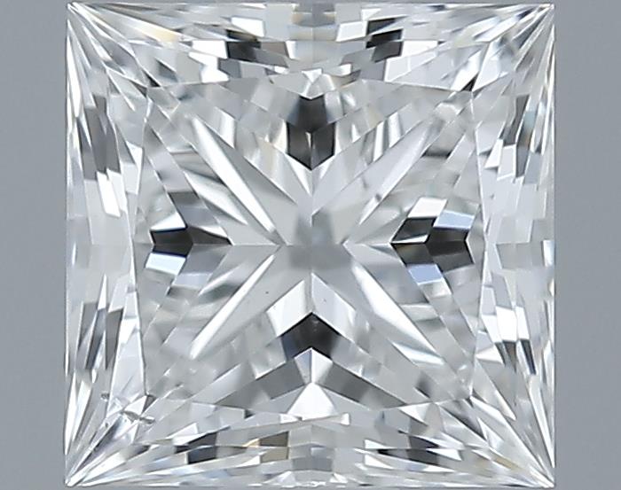 0.7ct Princess F SI1 Natural Diamond
