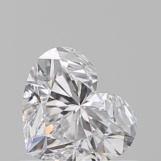 0.61ct Heart E VVS1 Natural Diamond