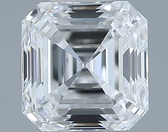 0.7ct Asscher F VS2 Natural Diamond
