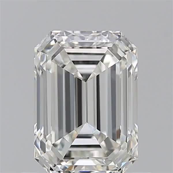 0.91ct Emerald I VVS1 Natural Diamond
