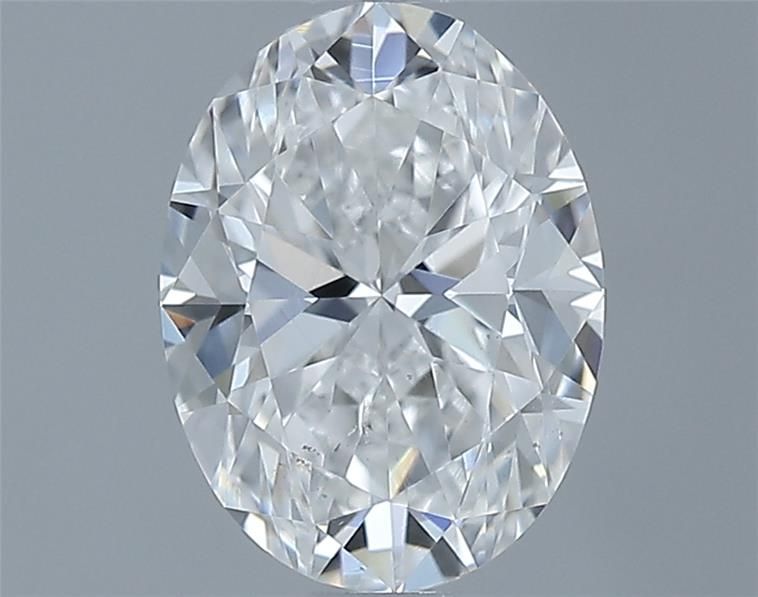 0.91ct Oval F SI1 Natural Diamond