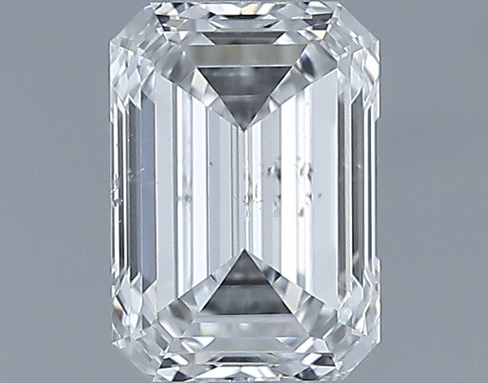 0.7ct Emerald E SI1 Natural Diamond