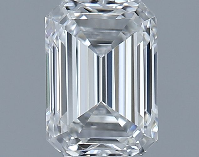 0.62ct Emerald F IF Natural Diamond