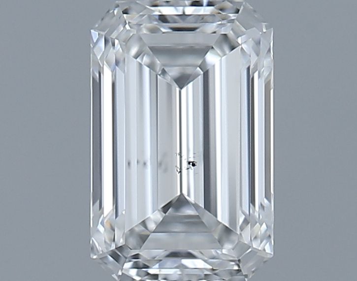 0.74ct Emerald F SI1 Natural Diamond