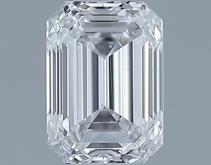 0.77ct Emerald D SI1 Natural Diamond