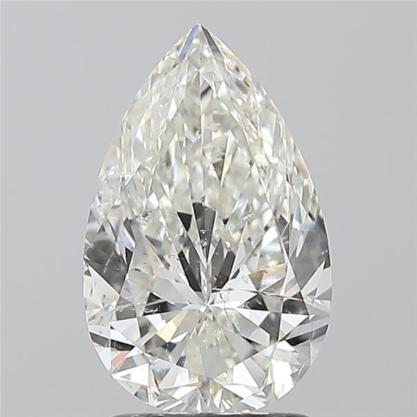 2ct Pear J SI2 Natural Diamond