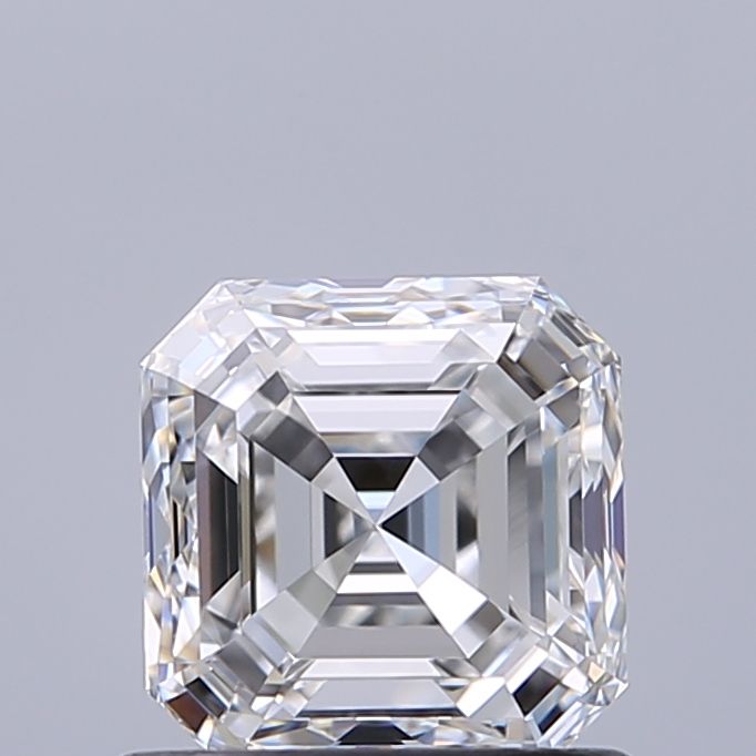 0.9ct Asscher F IF Natural Diamond