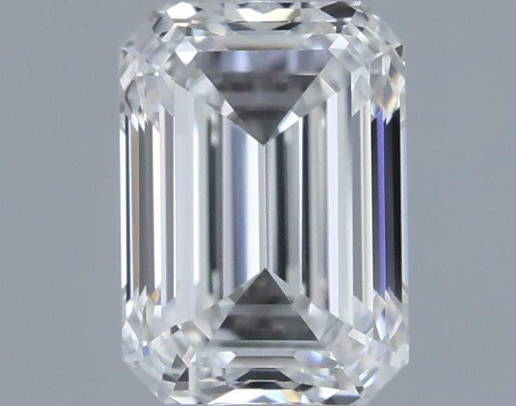 0.7ct Emerald F IF Natural Diamond