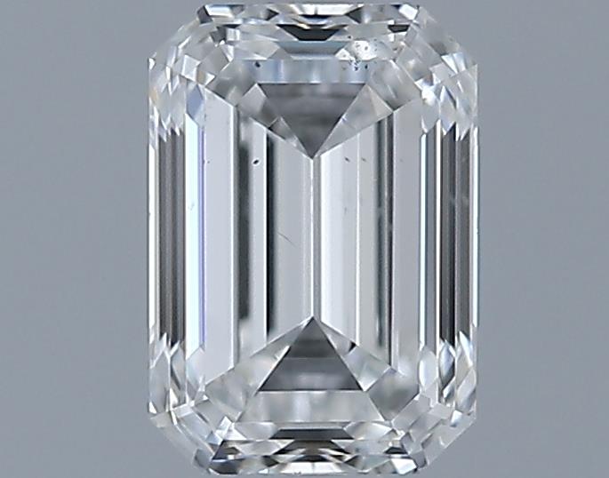 0.81ct Emerald F SI1 Natural Diamond