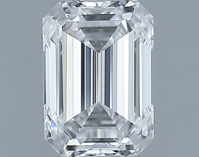 0.61ct Emerald D VVS1 Natural Diamond