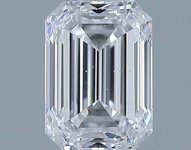 0.62ct Emerald D SI1 Natural Diamond
