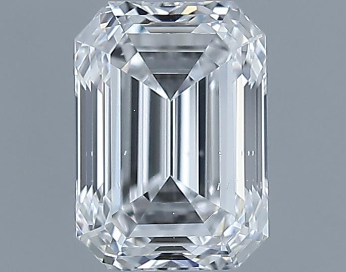 0.9ct Emerald D SI1 Natural Diamond