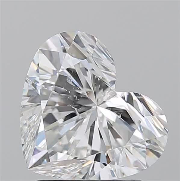 2.01ct Heart G SI2 Natural Diamond