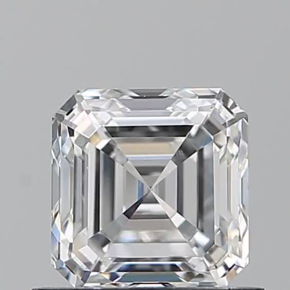 0.8ct Asscher F VS2 Natural Diamond