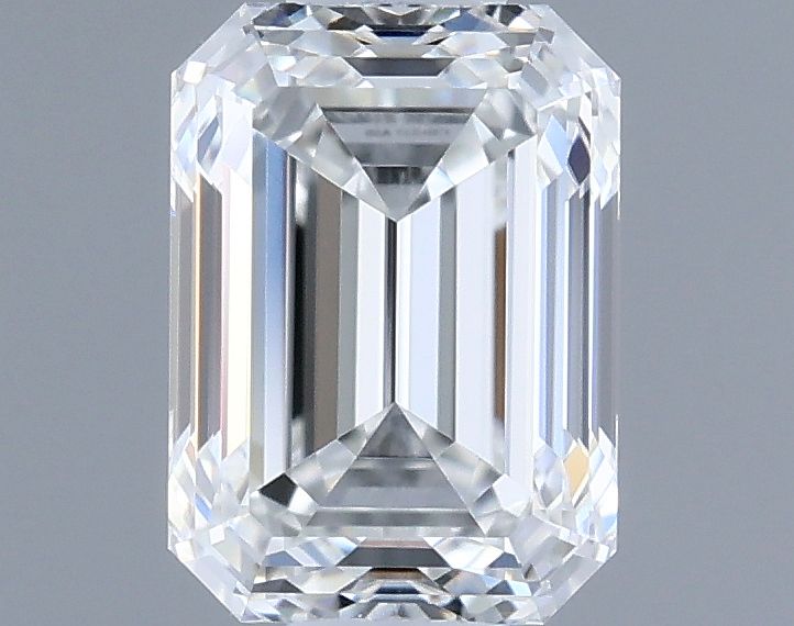 0.51ct Emerald F IF Natural Diamond