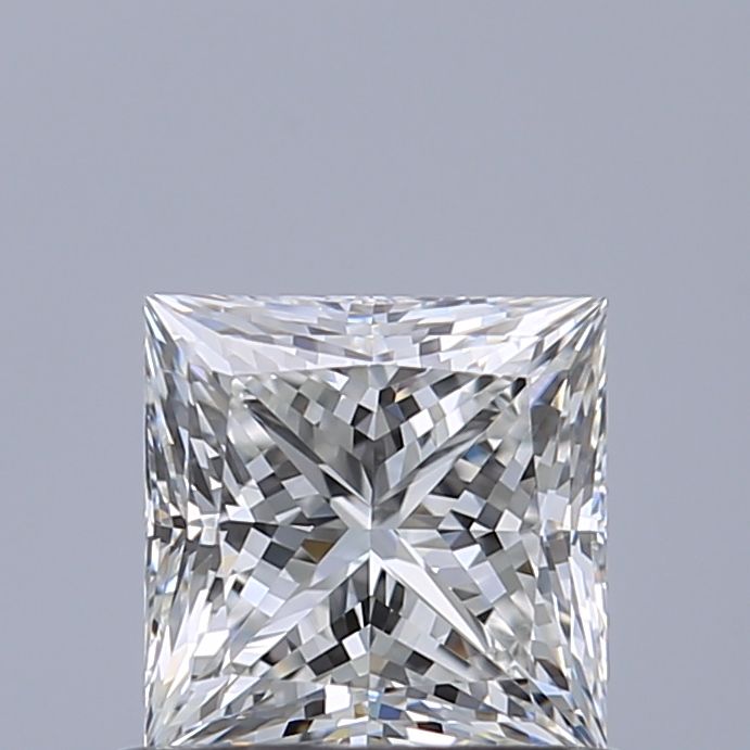 0.71ct Princess F IF Natural Diamond