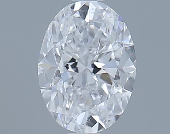 0.61ct Oval D SI1 Natural Diamond