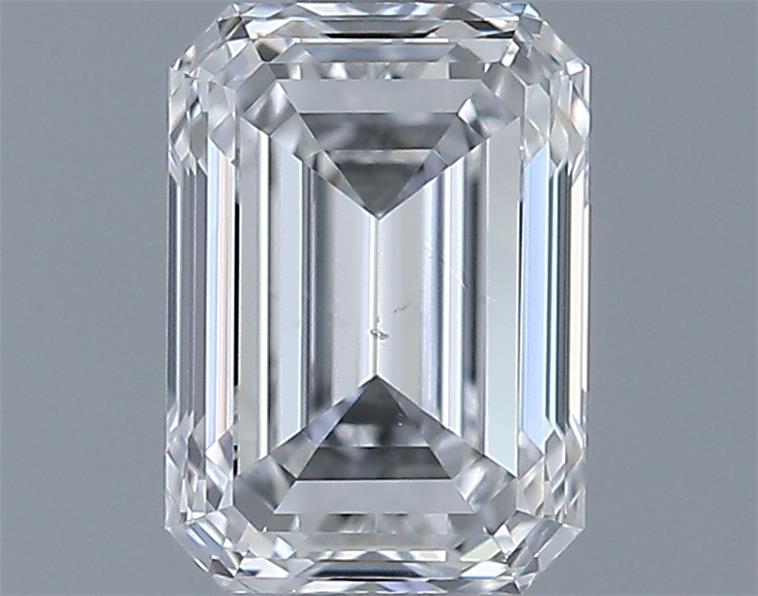 0.8ct Emerald F SI1 Natural Diamond