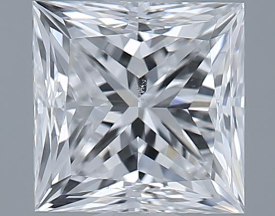 0.7ct Princess D SI1 Natural Diamond