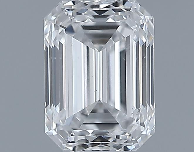 0.7ct Emerald D SI1 Natural Diamond
