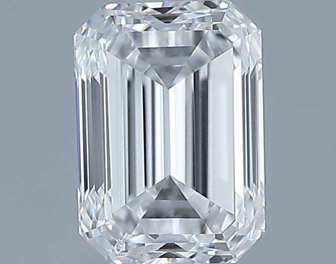 0.7ct Emerald D VVS1 Natural Diamond