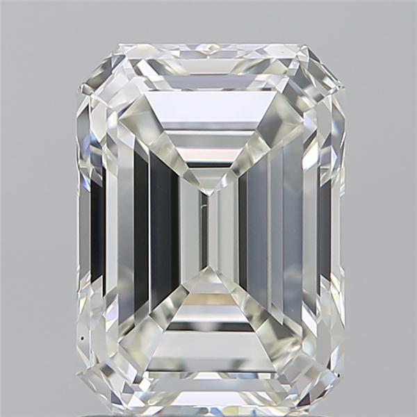 1.7ct Emerald J VVS2 Natural Diamond