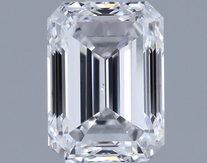 0.91ct Emerald D SI1 Natural Diamond
