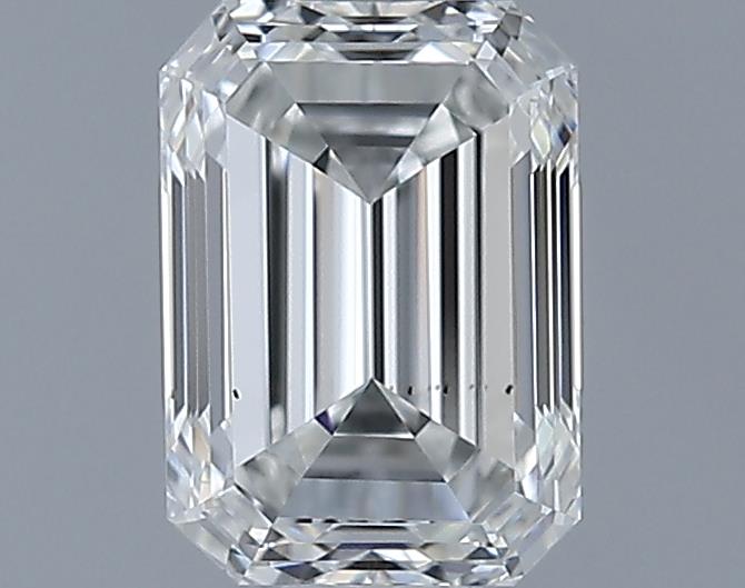 0.8ct Emerald H SI1 Natural Diamond