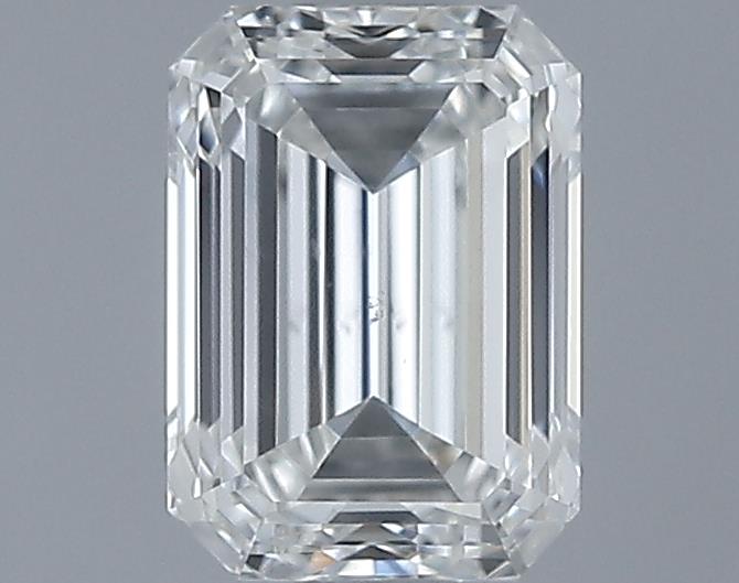 0.7ct Emerald H SI1 Natural Diamond