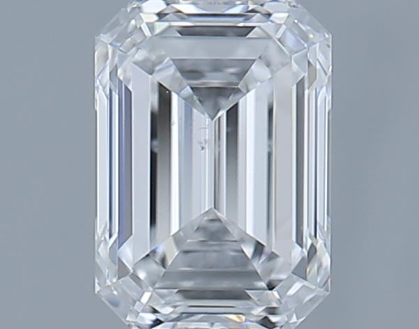 0.7ct Emerald E SI1 Natural Diamond