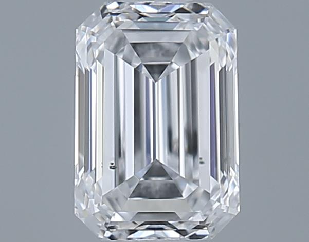 0.7ct Emerald D SI1 Natural Diamond