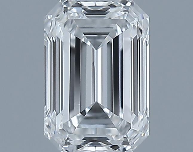 0.63ct Emerald F VVS2 Natural Diamond
