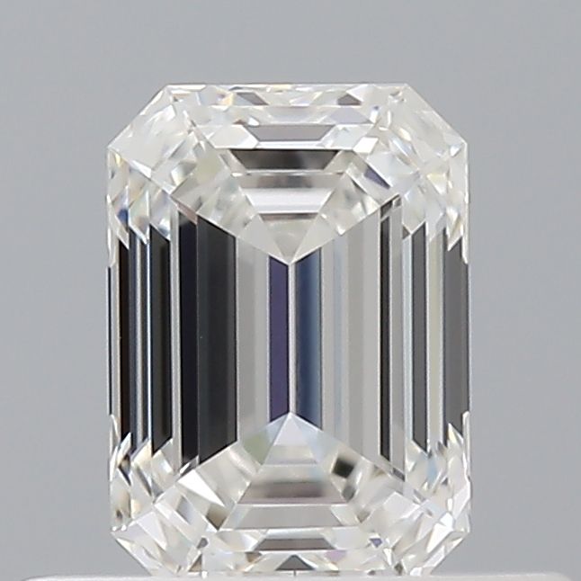 0.53ct Emerald F IF Natural Diamond