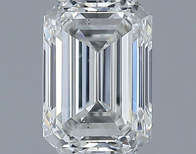 0.7ct Emerald I SI1 Natural Diamond