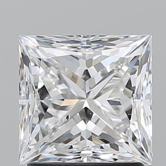 2.02ct Princess F SI2 Natural Diamond