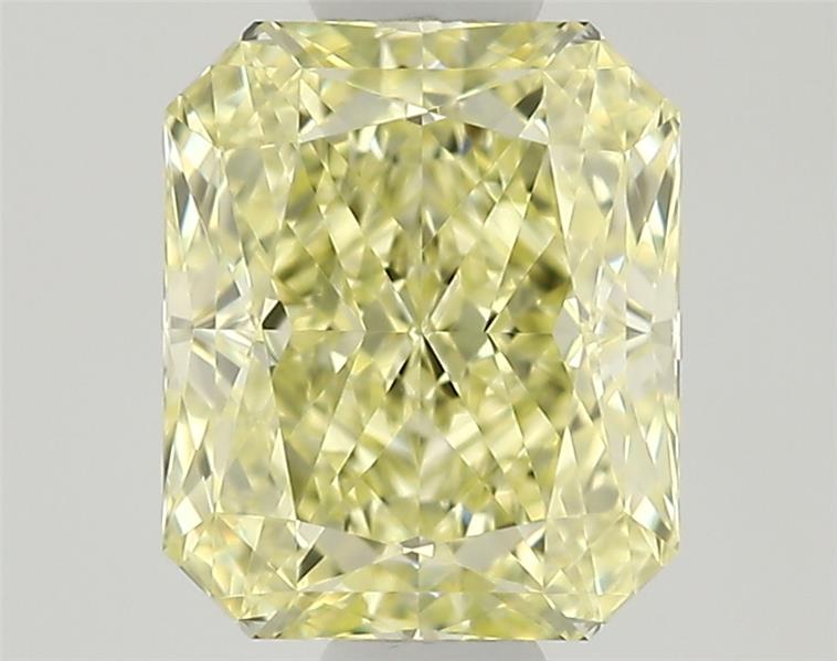 0.61ct Fancy Natural-even Yellow Radiant Natural Diamond