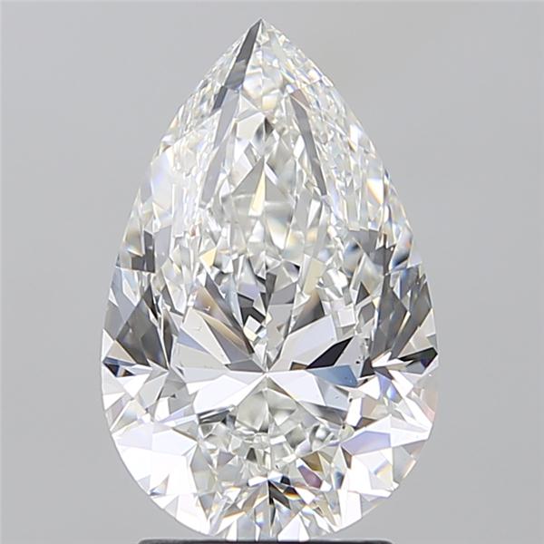 3.01ct Pear F SI1 Natural Diamond