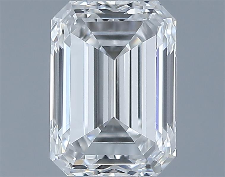 0.7ct Emerald F VS2 Natural Diamond