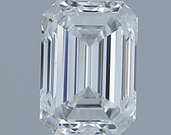 0.6ct Emerald F VS2 Natural Diamond