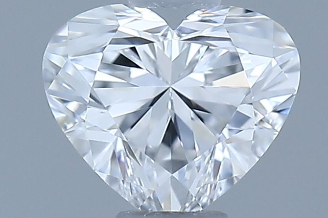 0.53ct Heart D VVS2 Natural Diamond