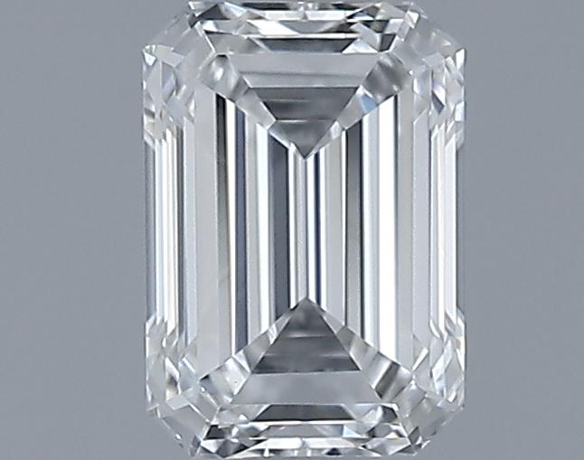 0.71ct Emerald F IF Natural Diamond
