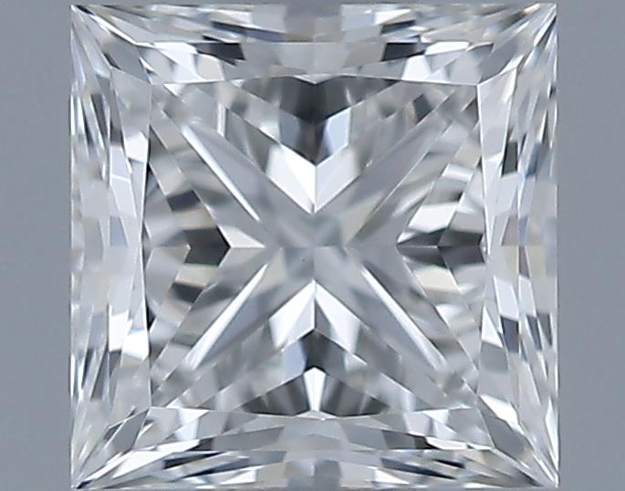 0.61ct Princess F VVS2 Natural Diamond