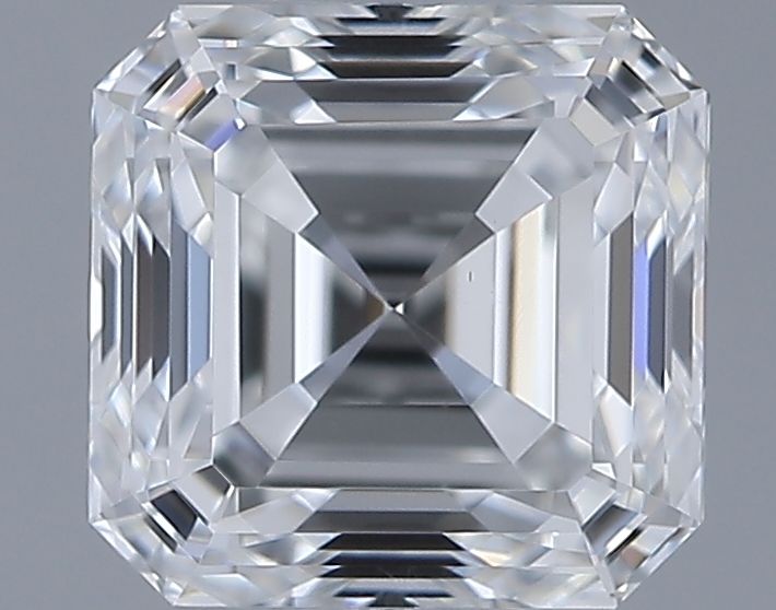 0.81ct Asscher F VS1 Natural Diamond