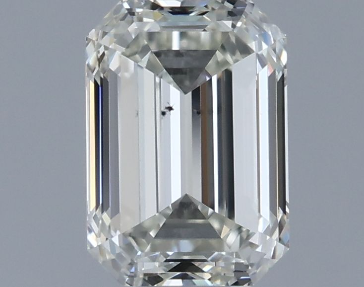 0.91ct Emerald J SI1 Natural Diamond