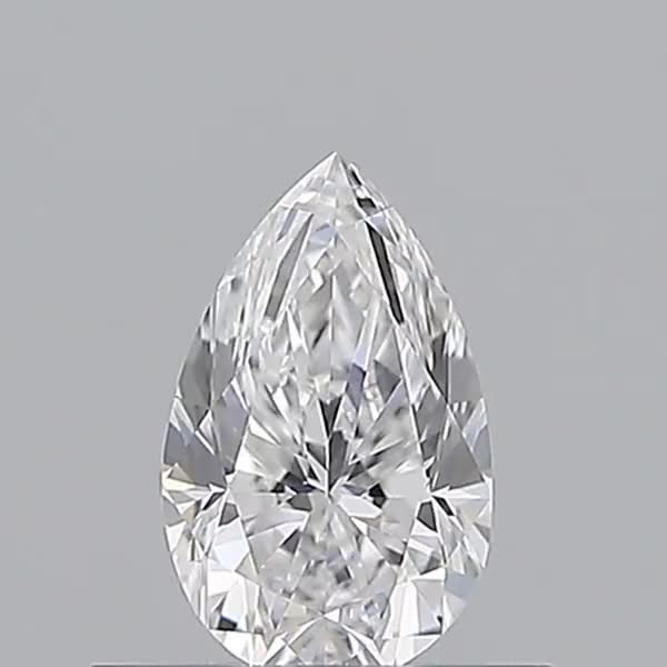 0.5ct Pear D VVS1 Natural Diamond