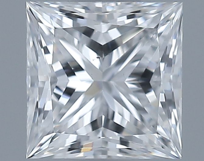0.71ct Princess E VS2 Natural Diamond