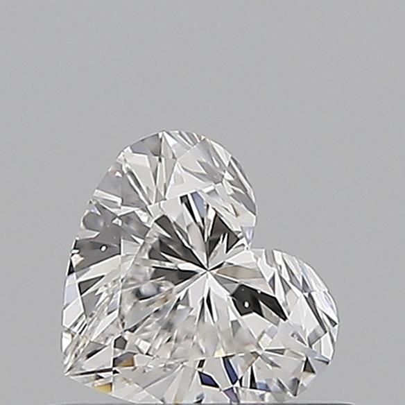 0.52ct Heart F VS2 Natural Diamond