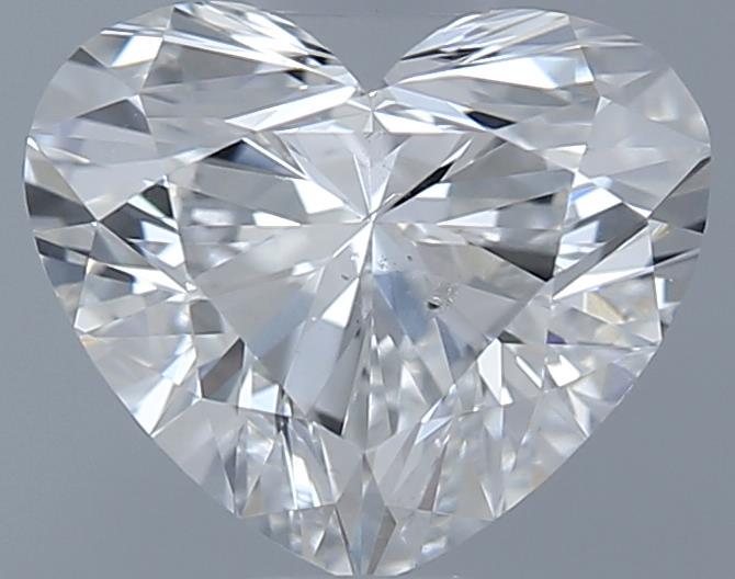 0.76ct Heart F SI2 Natural Diamond