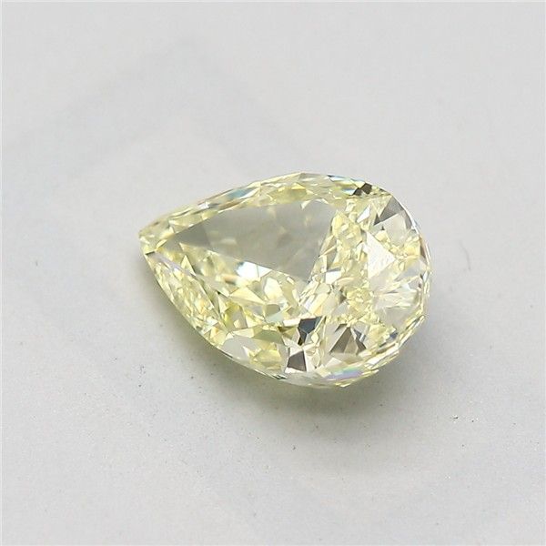 1.27ct Fancy Yellow Pear Natural Diamond