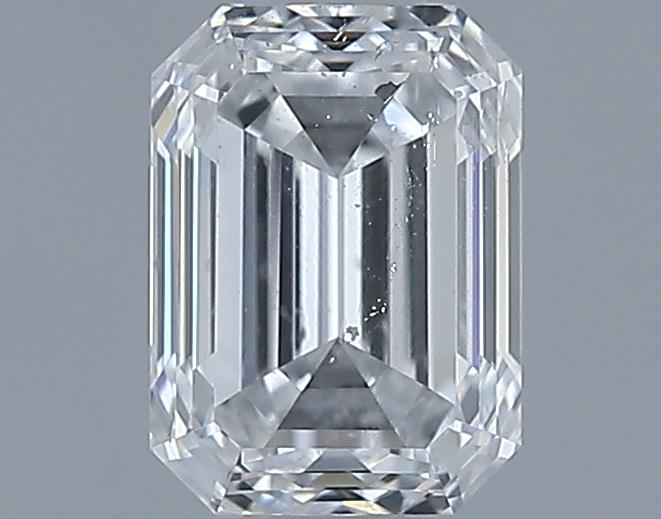 0.71ct Emerald D SI2 Natural Diamond